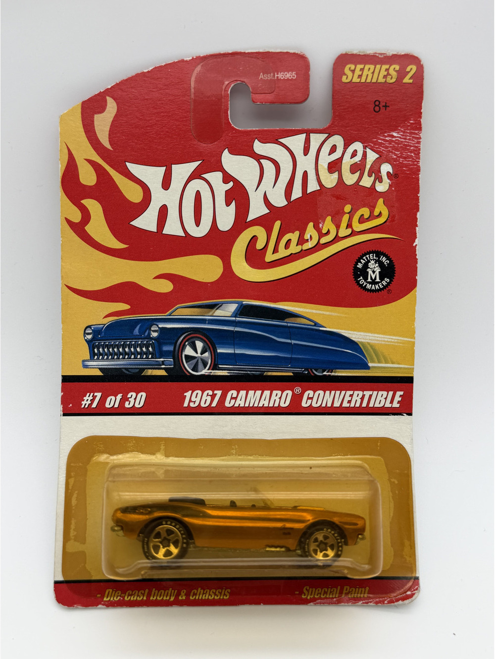 Hot Wheels Classics Series 2 1967 Camaro Convertible Die-Cast Car